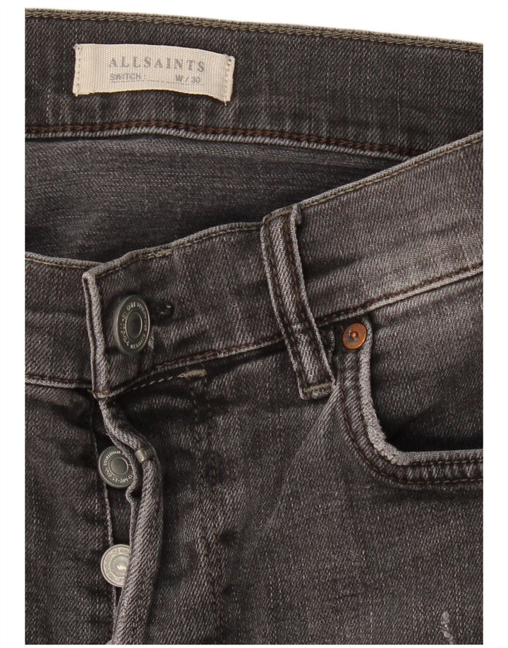 Мужские джинсовые шорты All Saints W30 Medium Grey