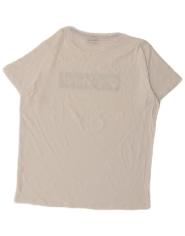 Женская футболка с рисунком Lotto UK 18 XL, белый хлопок