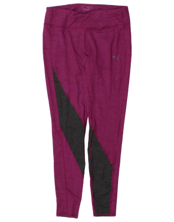 Женские леггинсы Puma UK 12, средний фиолетовый, цветной блок