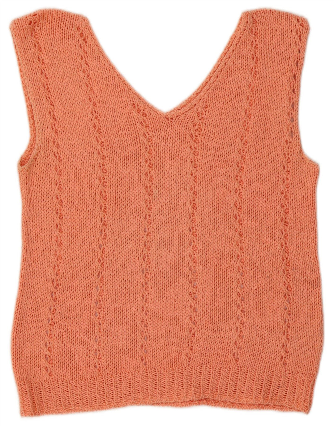 VINTAGE Женская майка без рукавов UK 14 Средний розовый