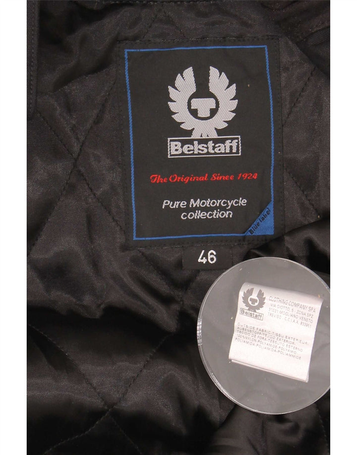 Женская гоночная куртка Belstaff IT 46, большая, черная, нейлон