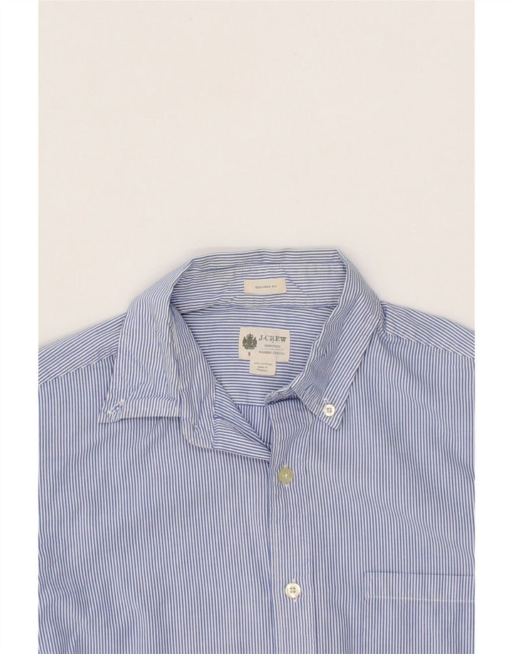 J. CREW Mens Tailored Fit Shirt Small Blue Pinstripe Cotton Vintage J. Crew and Second-Hand J. Crew from Messina Hembry 