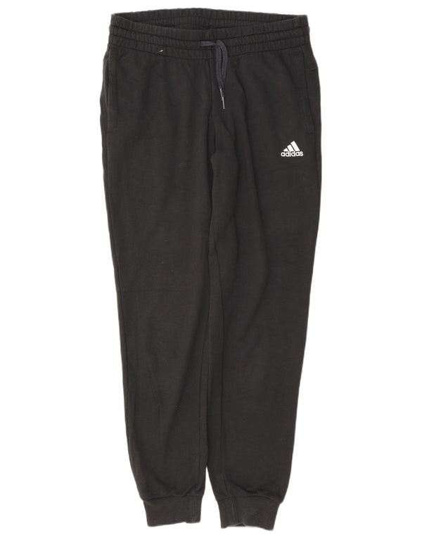 Женские спортивные брюки Adidas с графическим рисунком, джоггеры, Великобритания, маленький черный хлопок, 8/10