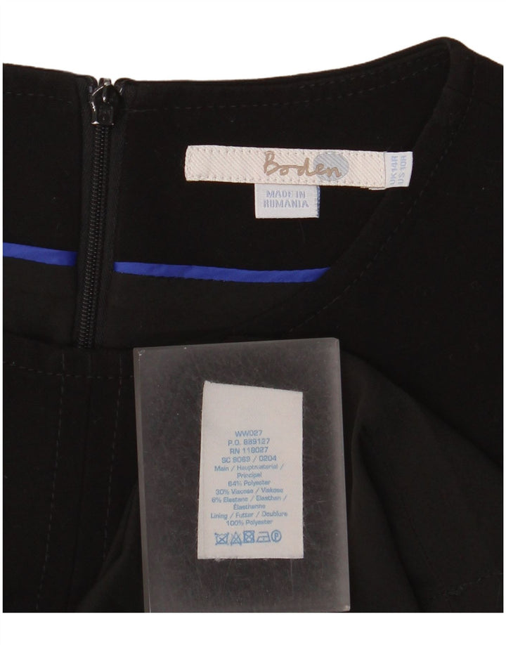 Женское платье-футляр Boden UK 14, большое черное полиэстер