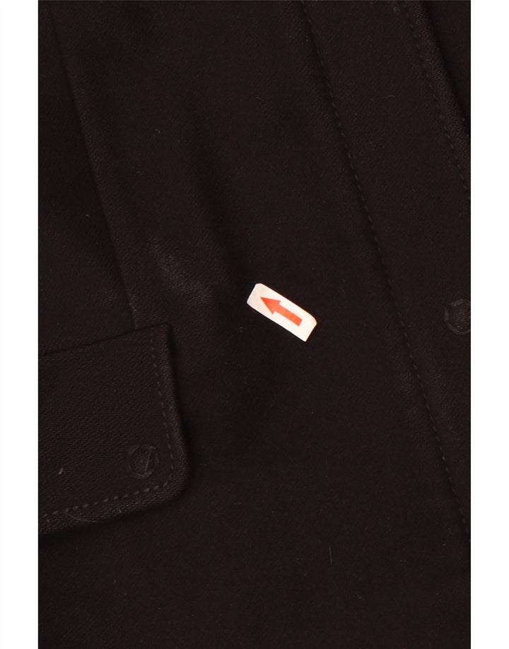 Женское пальто Benetton IT 46, большое, черное, шерсть