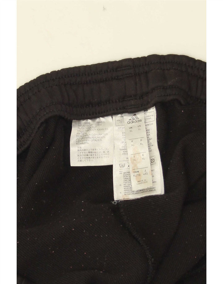 Мужские спортивные брюки Adidas XL черные из полиэстера