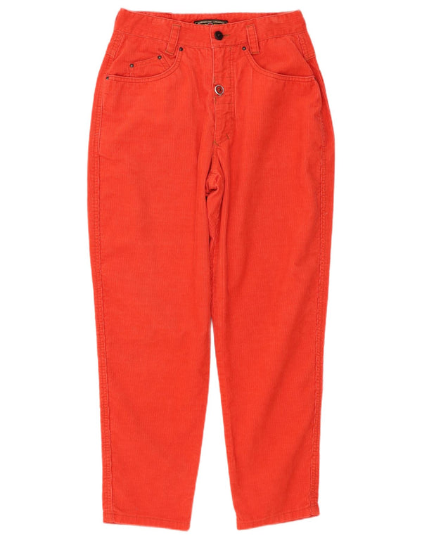 AMERICAN LEGEND Мужские зауженные вельветовые брюки IT 46 Small W28 L28 Оранжевые