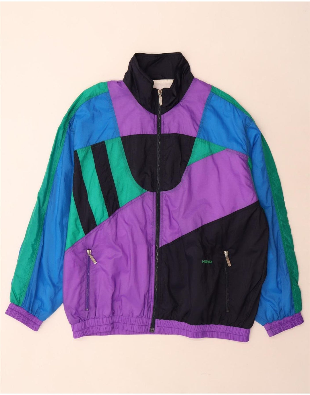 Мужской спортивный костюм HEAD Top Jacket IT 56 2XL Разноцветный цветной блок