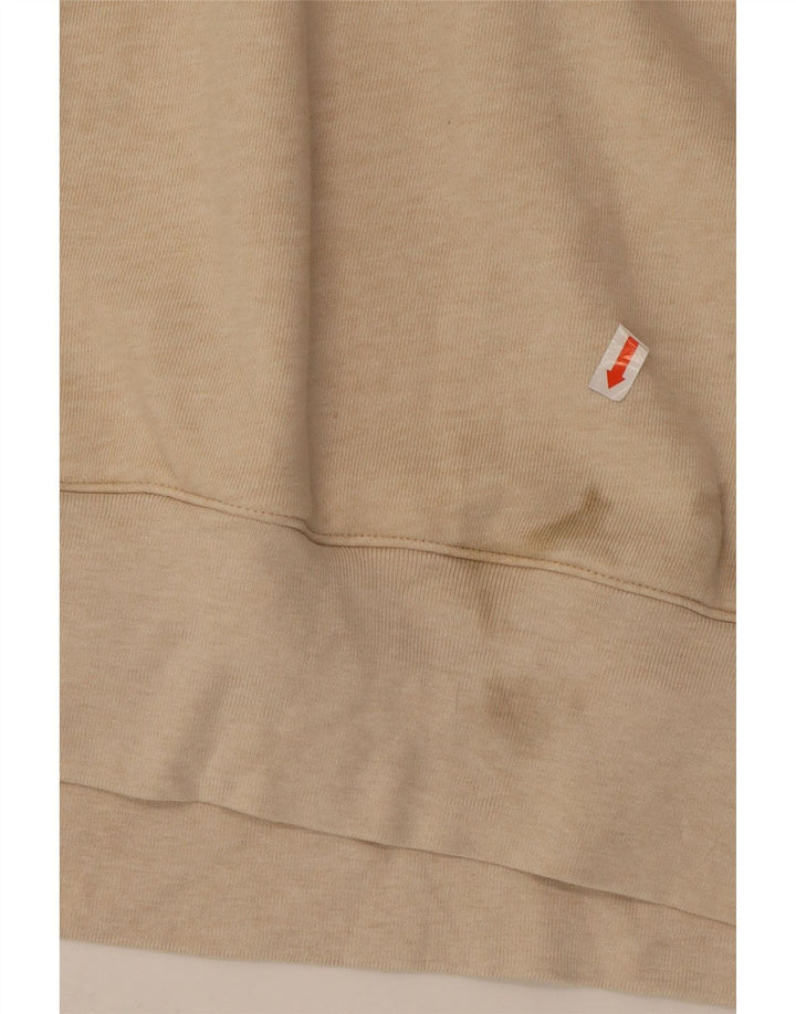 Мужской джемпер с капюшоном ADIDAS, большой размер, бежевый хлопок