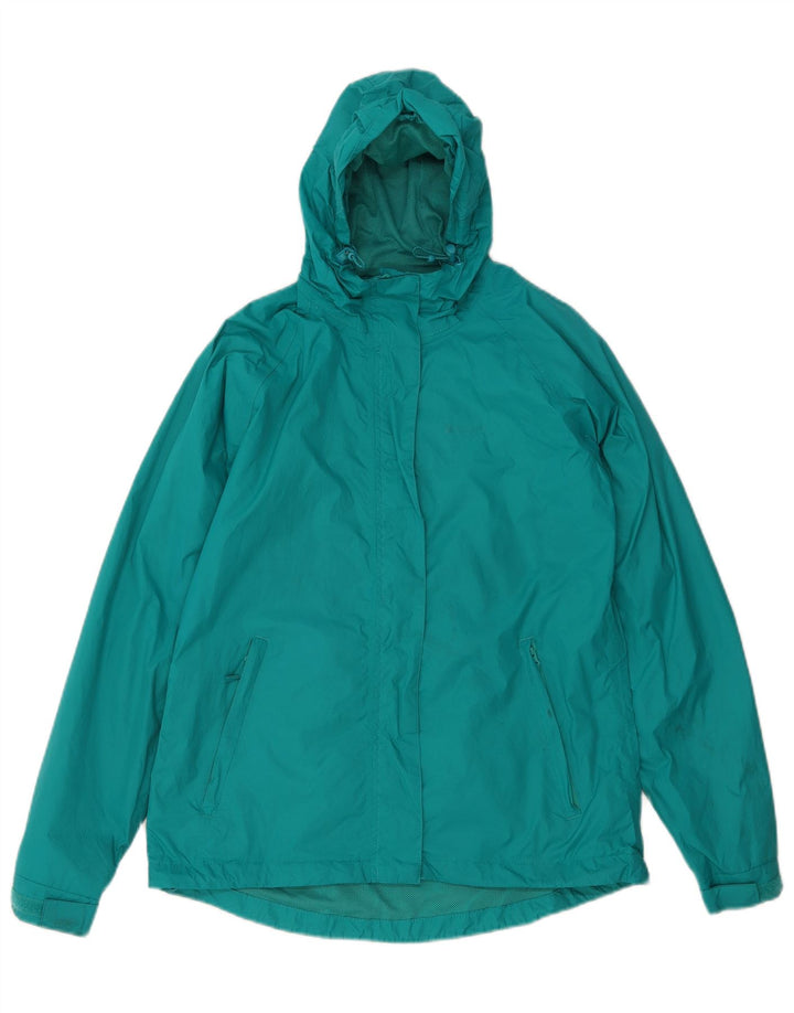 MOUNTAIN WAREHOUSE Женская дождевик с капюшоном UK 10, маленький бирюзовый цвет