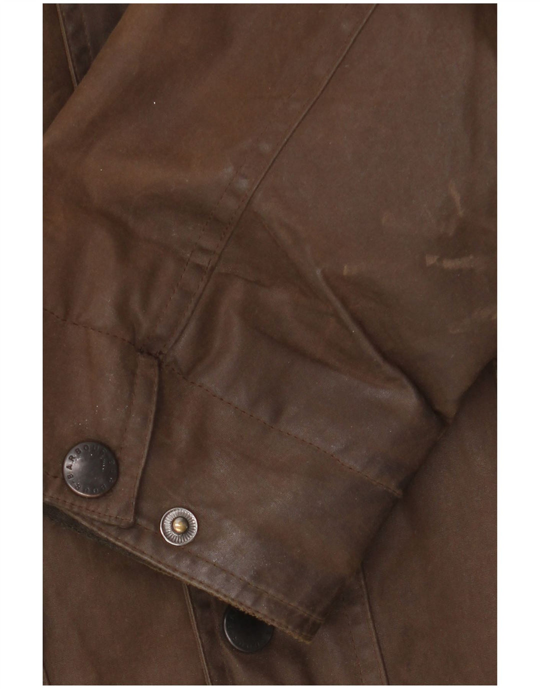 Мужская куртка свободного кроя из вощеного хлопка BARBOUR UK 42 XL, коричневый из полиуретана