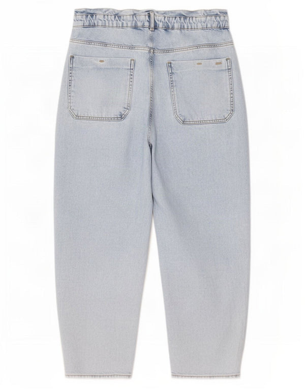 Женские зауженные джинсы Zara с высокой посадкой EU 44 XL W34 L26 белые