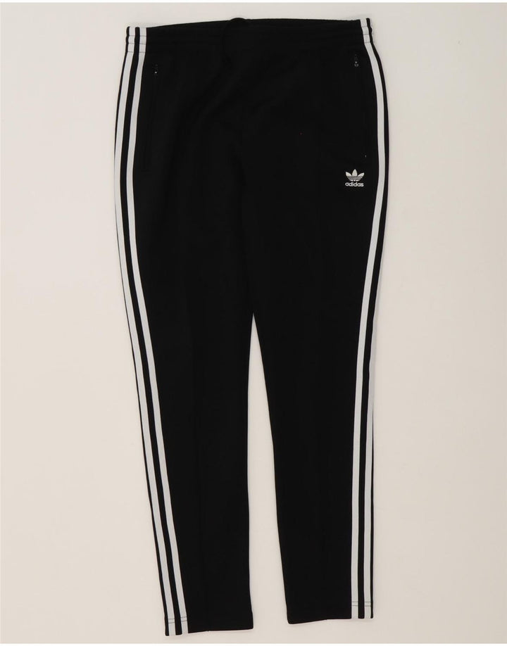 Женские спортивные брюки Adidas UK 12, средний черный полиэстер