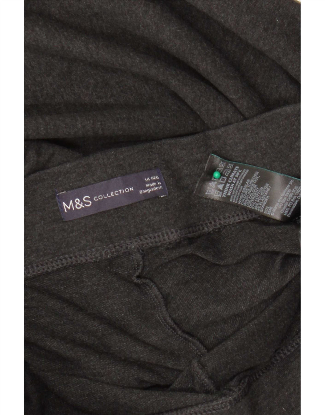 Женские леггинсы Marks & Spencer UK 14, большие серые, хлопковые