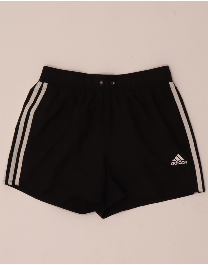Мужские спортивные шорты Adidas, маленькие черные из полиэстера
