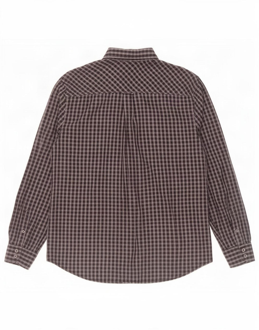 Мужская рубашка Ben Sherman, большая серая хлопковая клетка в мелкую клетку