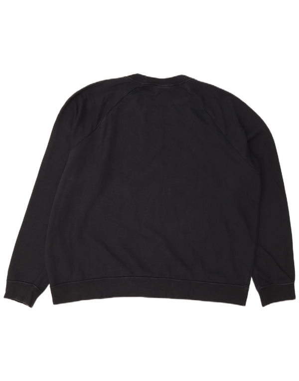 Женский джемпер свободного кроя Nike UK 18 XL, черный хлопок