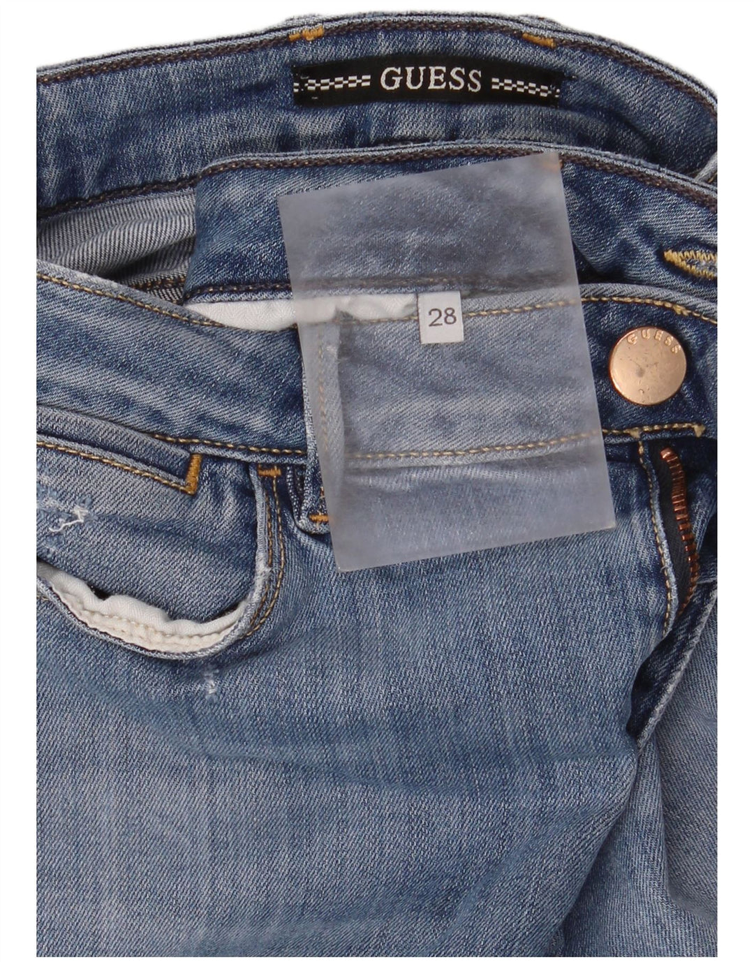 Женские джинсы-джеггинсы Guess W28 L30 синие