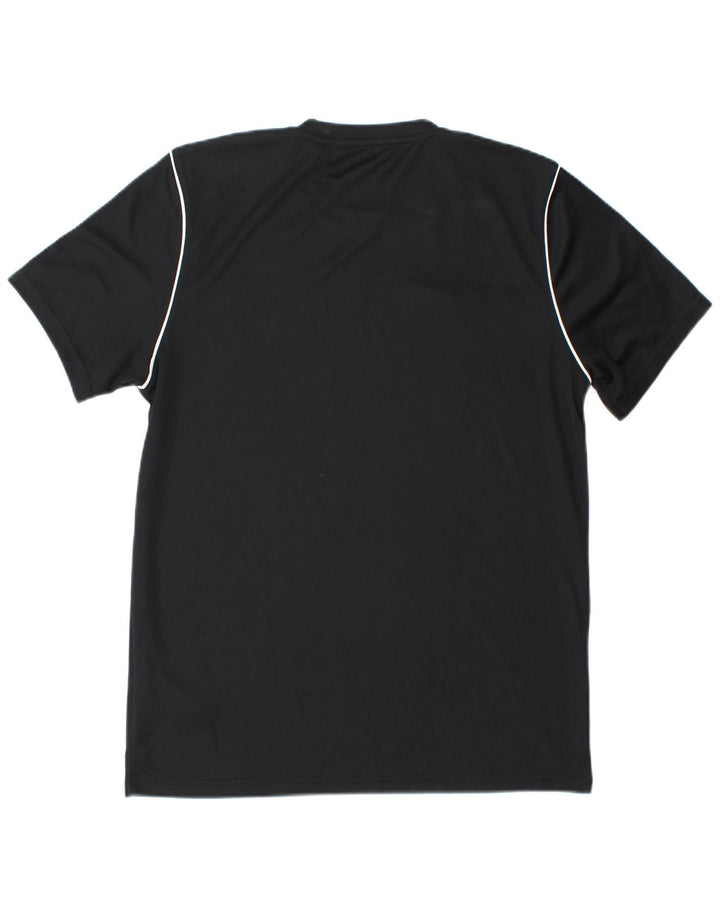 Мужская футболка Nike Dri Fit Slim Fit, большой черный полиэстер