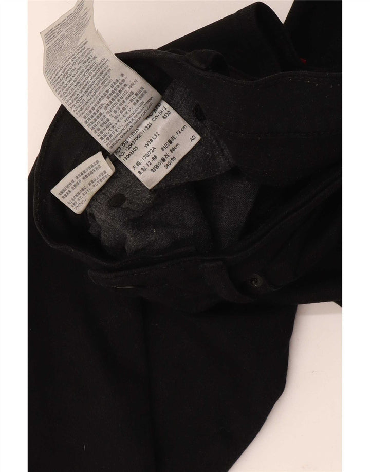 Мужские джинсы Levi's Slim 511 W28 L32, черный хлопок