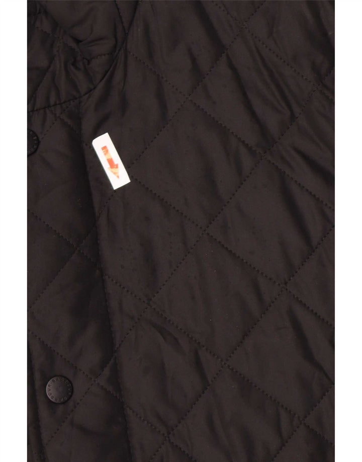 Мужская стеганая куртка Barbour UK 38, средний черный полиэстер