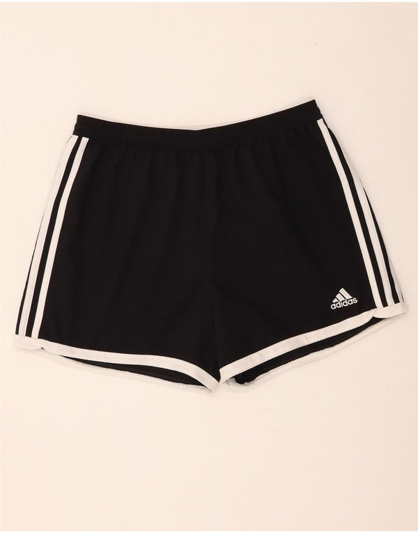 Женские спортивные шорты Adidas Climacool UK 12/14, средний черный, полиэстер