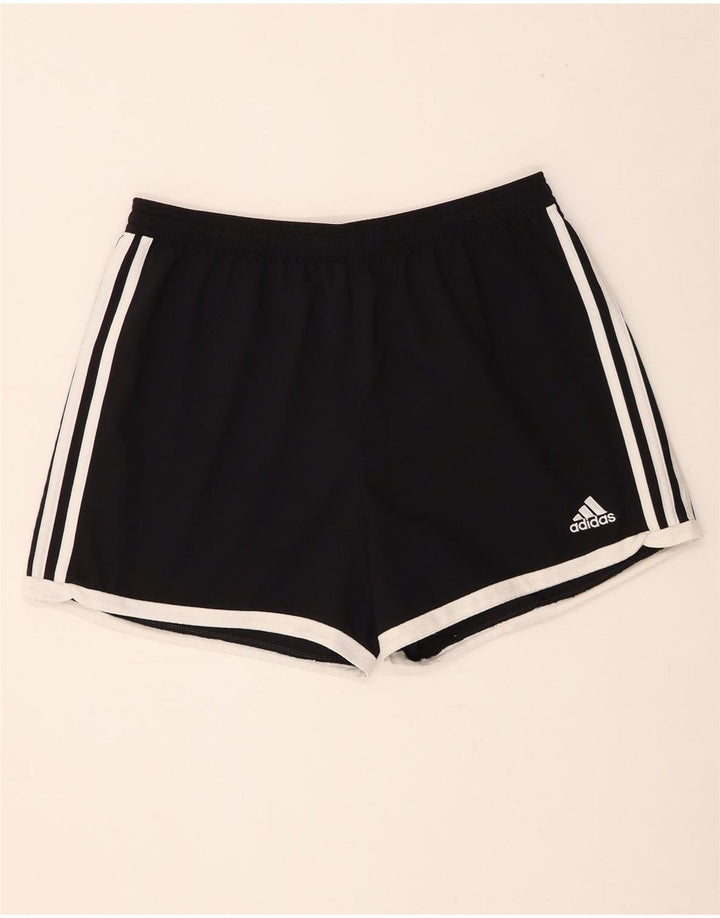 Женские спортивные шорты Adidas Climacool UK 12/14, средний черный, полиэстер