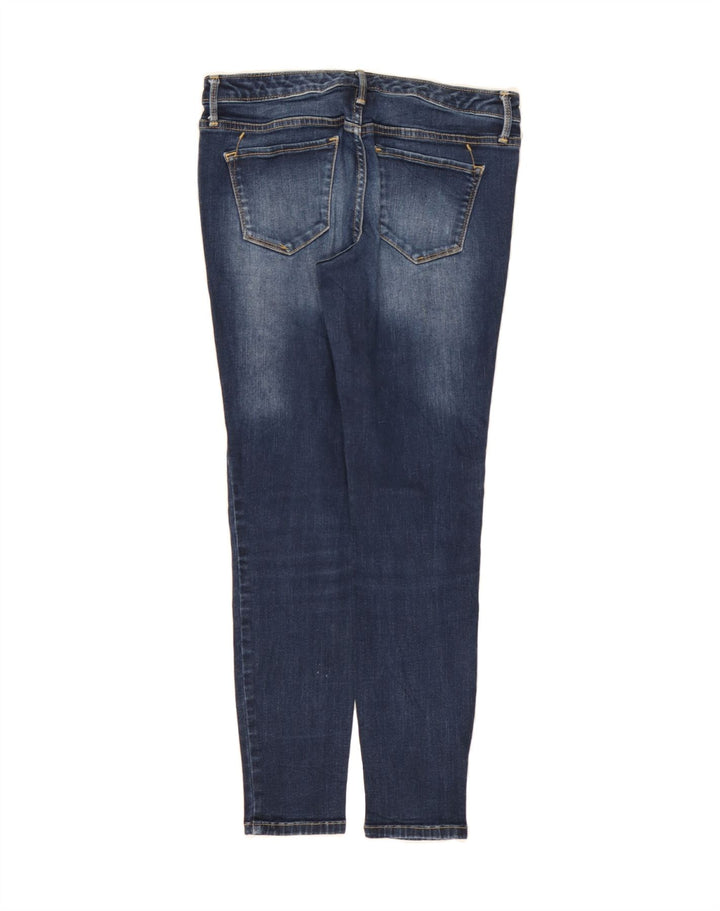 MOSSIMO Womens Distressed Jegging Jeans US 6 Medium W28 L27 Navy Blue Vintage Mossimo and Second-Hand Mossimo from Messina Hembry 