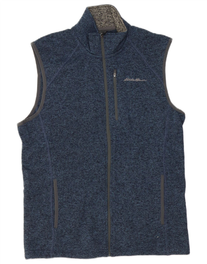 EDDIE BAUER Мужской спортивный костюм без рукавов, верхняя куртка, средний синий в крапинку