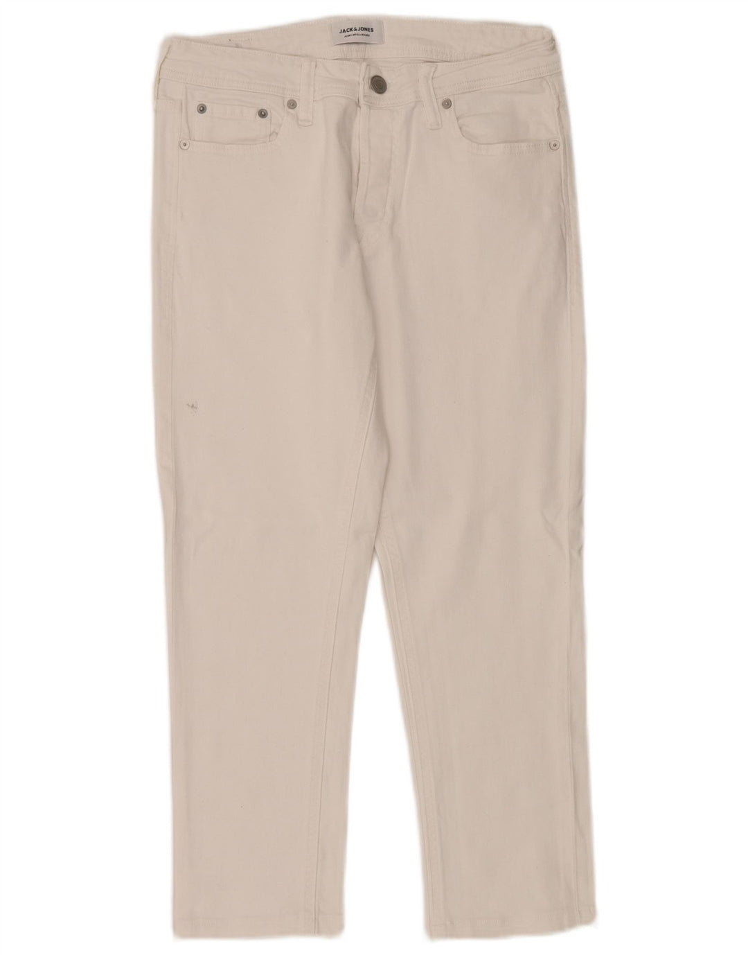 Мужские узкие джинсы Jack & Jones W30 L26, белый хлопок