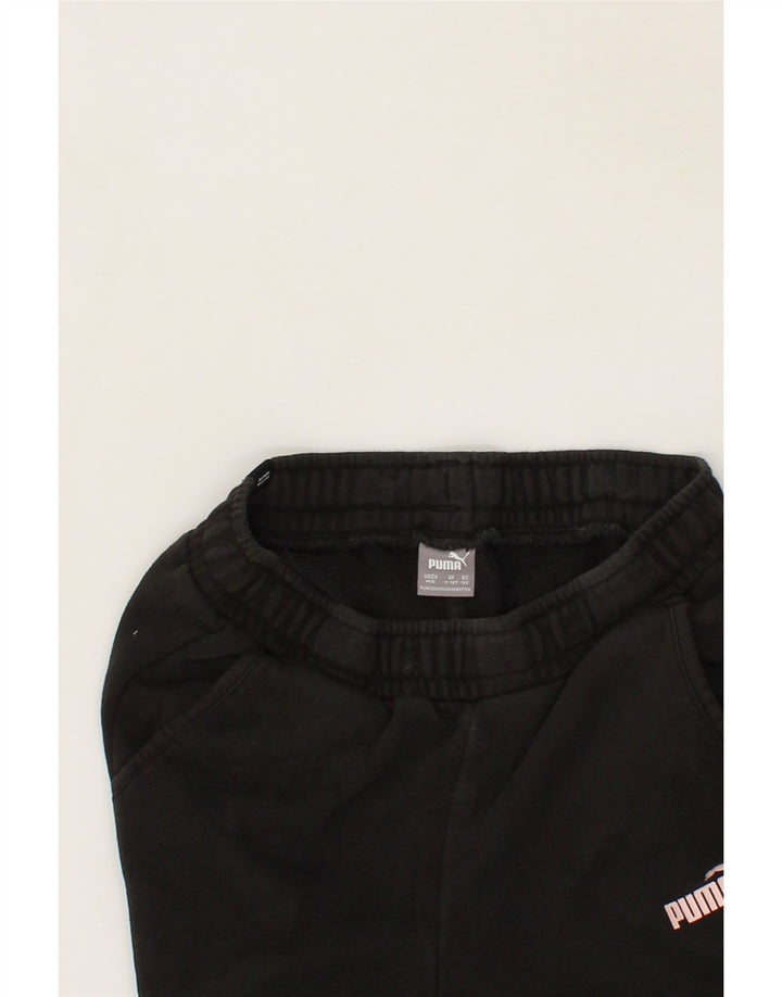 PUMA Girls Tracksuit Trousers 11-12 Years  Black Vintage Puma and Second-Hand Puma from Messina Hembry 