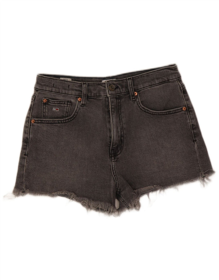 Женские джинсовые шорты Tommy Hilfiger W27, маленькие серые, хлопок