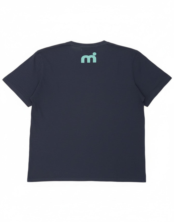Мужская футболка с рисунком Mistral Top 2XL Темно-синий
