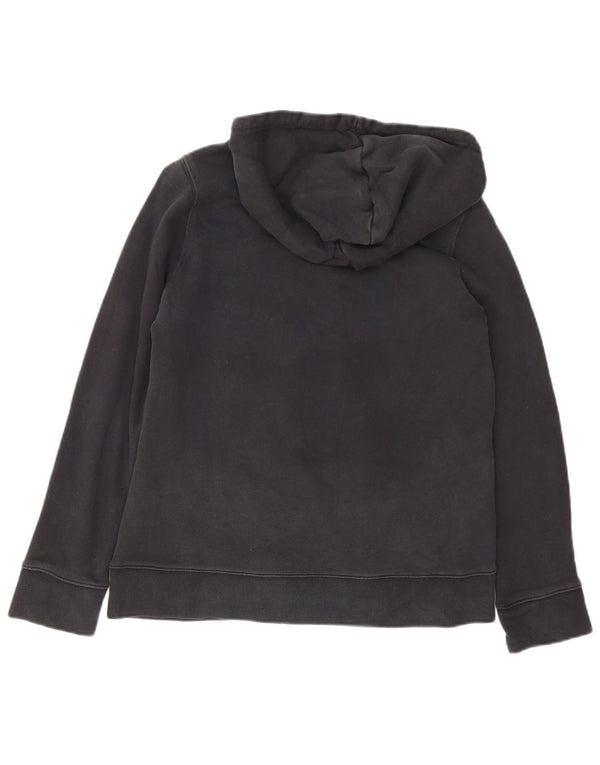 Женский джемпер с капюшоном Adidas Oversized с рисунком UK 10, маленький, черный, хлопок