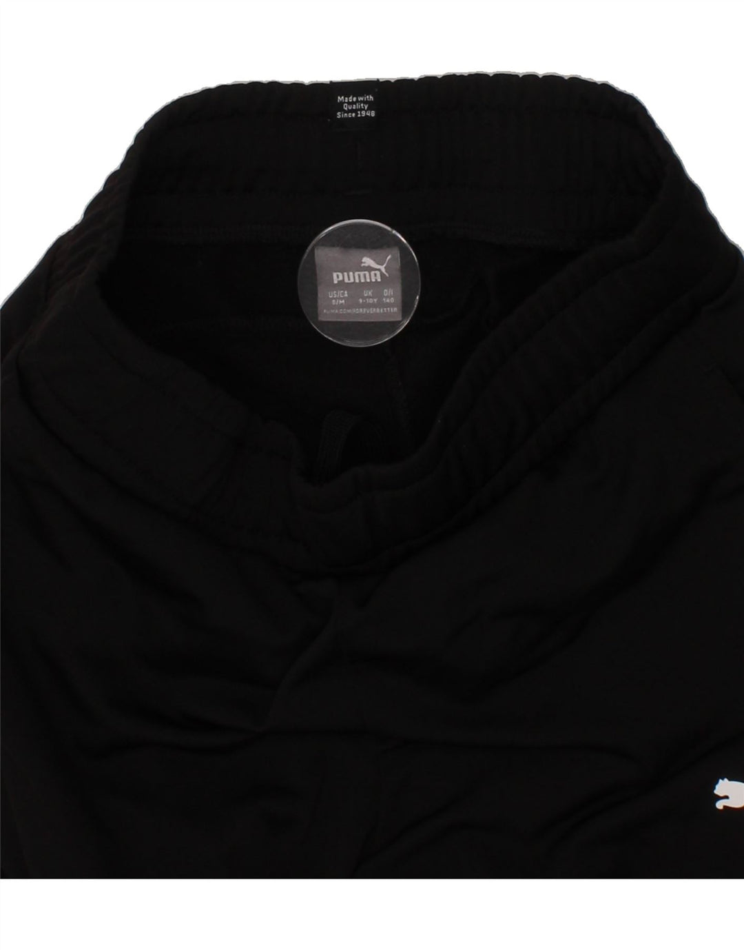 PUMA Girls Tracksuit Trousers 9-10 Years  Black Vintage Puma and Second-Hand Puma from Messina Hembry 