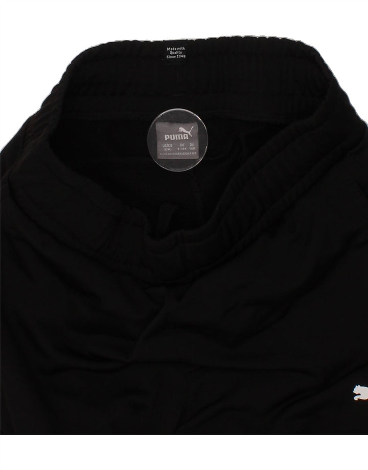 PUMA Girls Tracksuit Trousers 9-10 Years  Black Vintage Puma and Second-Hand Puma from Messina Hembry 