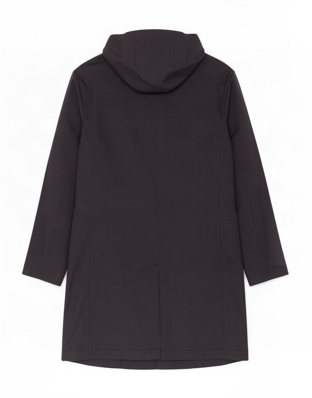 Мужское пальто с капюшоном Zara UK 40, большое черное полиэстер с узором «гусиные лапки»