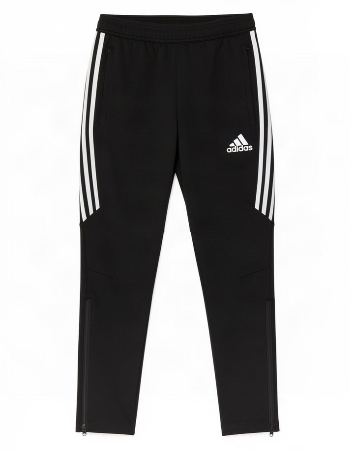 Женские спортивные брюки Adidas Climalite UK 10, маленькие черные из полиэстера