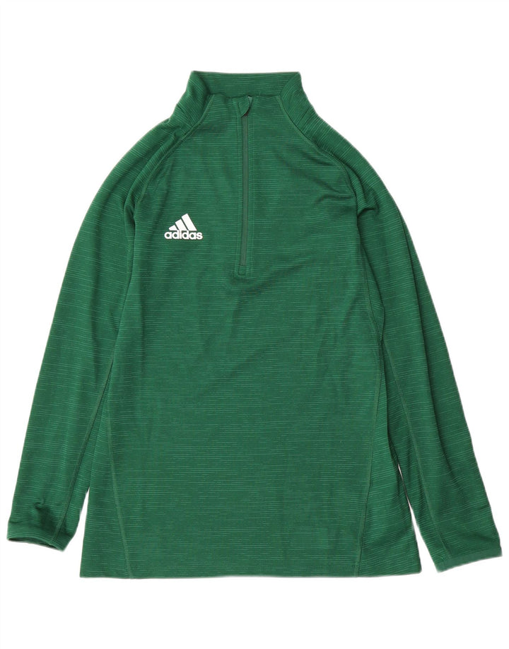Женский спортивный пуловер ADIDAS Aeroready Top UK 8/10, маленький зеленый