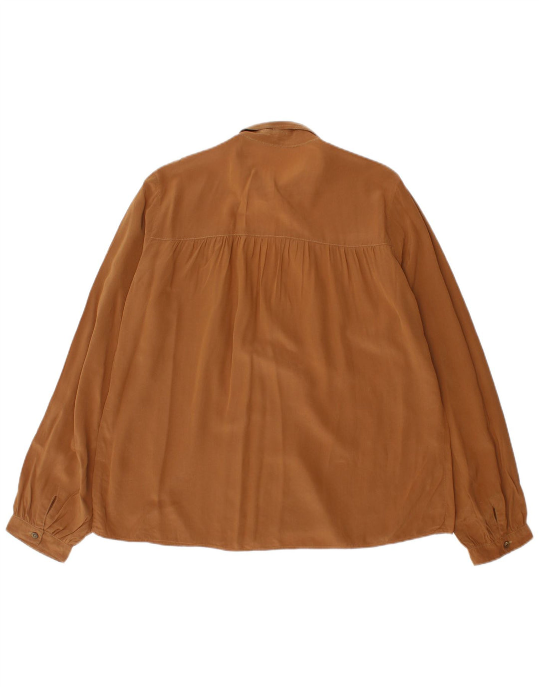 Рубашка женская VINTAGE UK 18 XL Коричневая