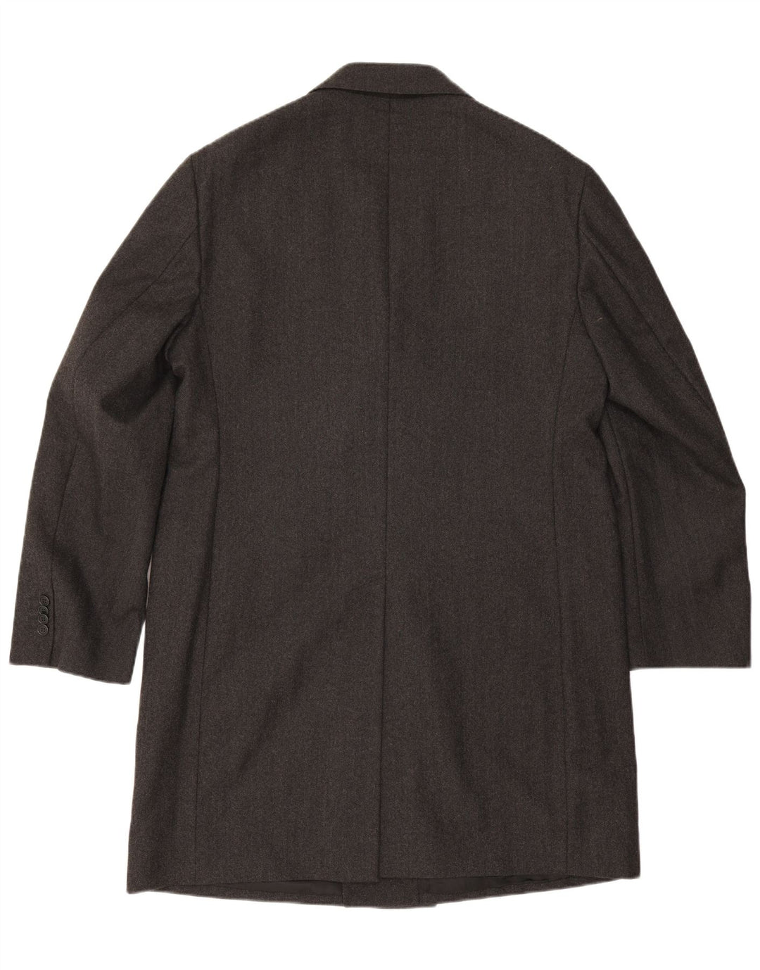 Ader Мужское двубортное пальто IT 54 2XL Серое Шерстяное