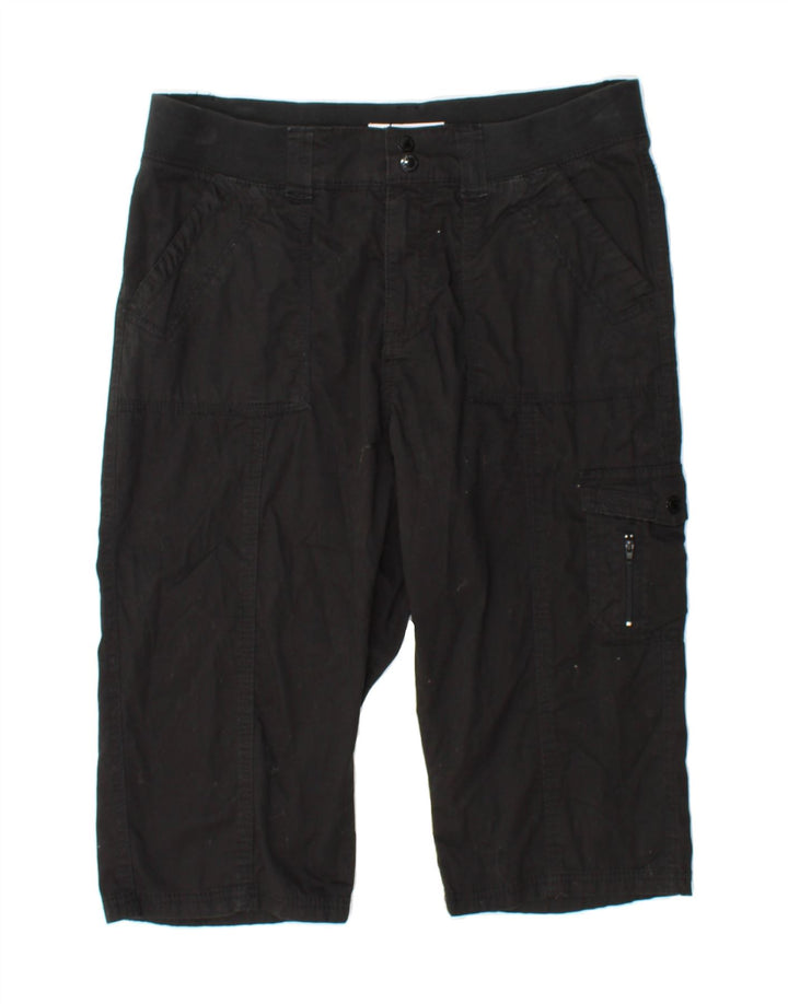 LEE Womens Easy Fit Cargo Shorts US 12 Large W34 Black Cotton Vintage Lee and Second-Hand Lee from Messina Hembry 