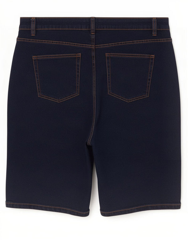 Женские джинсовые шорты Marks & Spencer Autograph UK 16, большие W36, темно-синие