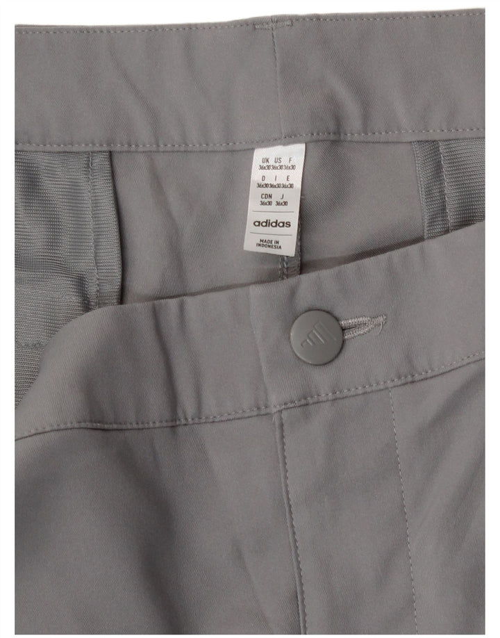 Мужские брюки чинос Adidas Slim W36 L30 Серый полиэстер