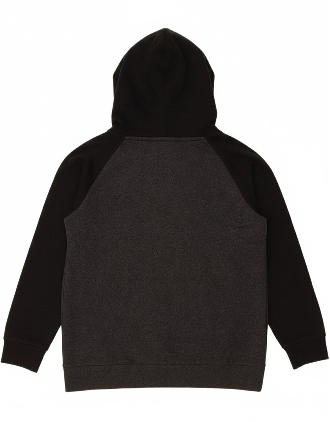 NIKE Mens Zip Hoodie Sweater Medium Grey Colourblock Cotton