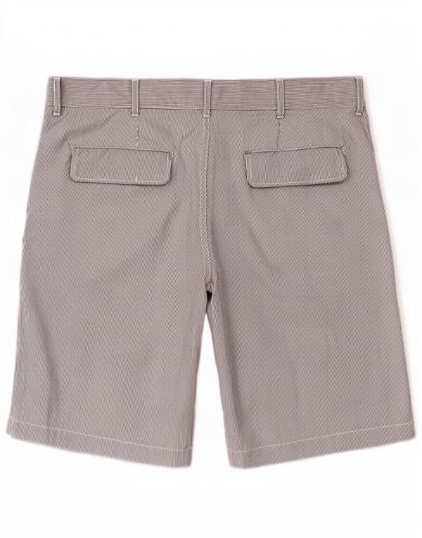 Benetton Мужские повседневные шорты IT 48 Medium W38 Синие в полоску