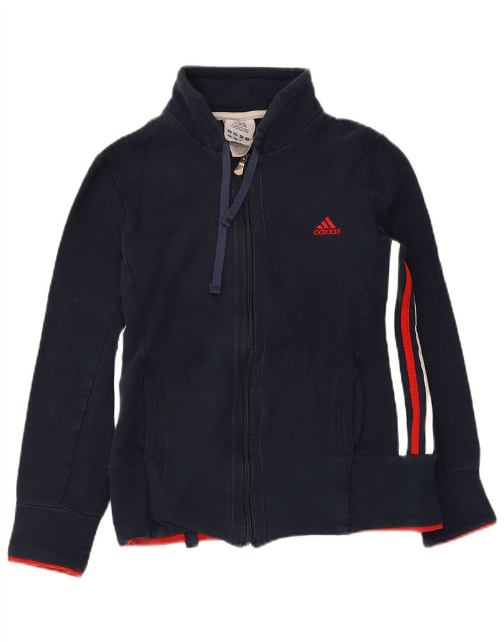 Спортивный костюм Adidas для мальчиков стандартной посадки, верхняя куртка 9–10 лет, маленький темно-синий