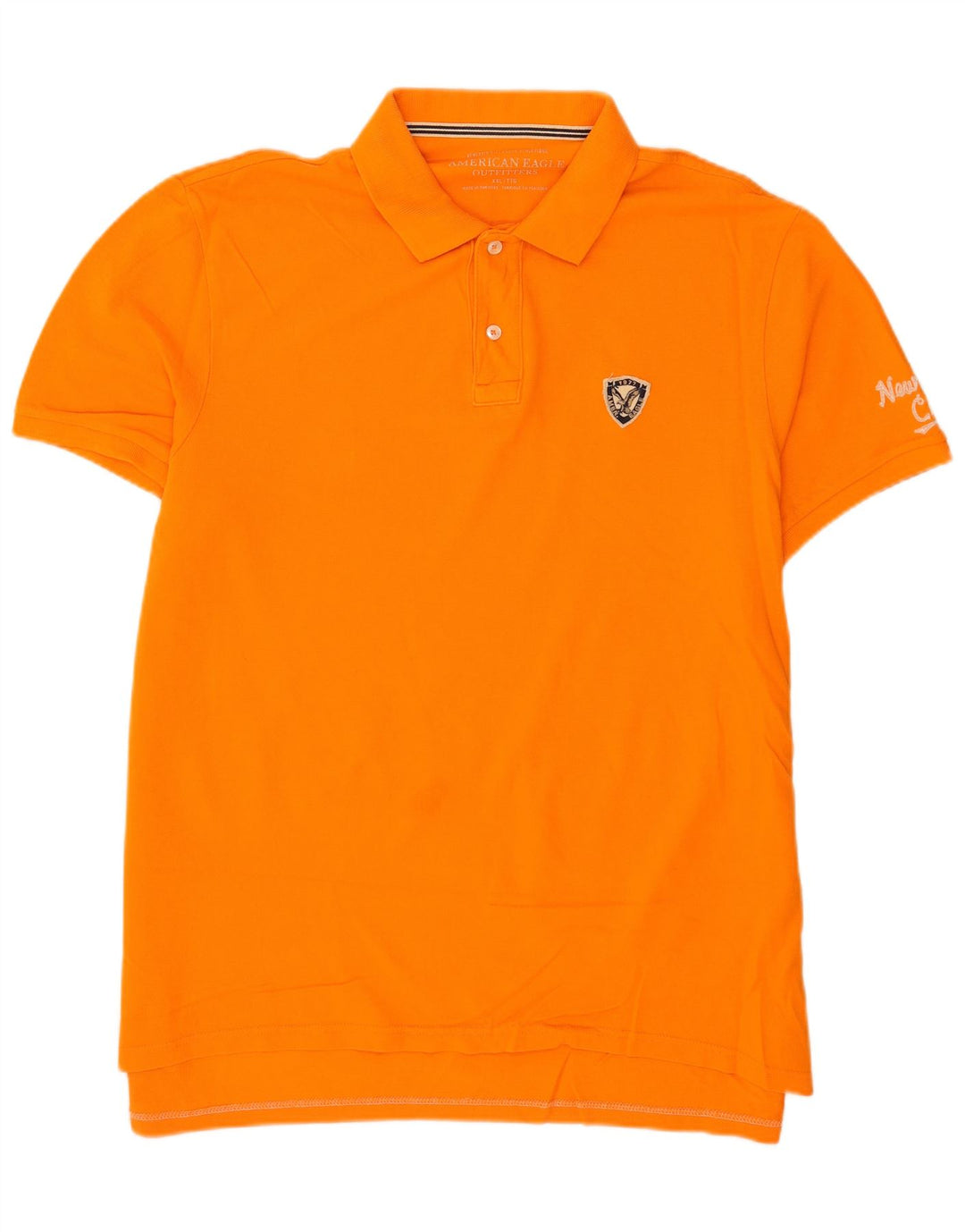 Мужская рубашка поло American Eagle 2XL оранжевая, хлопок