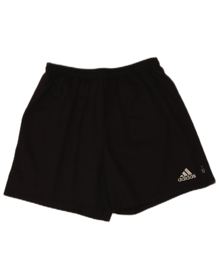 Мужские спортивные шорты Adidas Climalite, большие черные из полиэстера