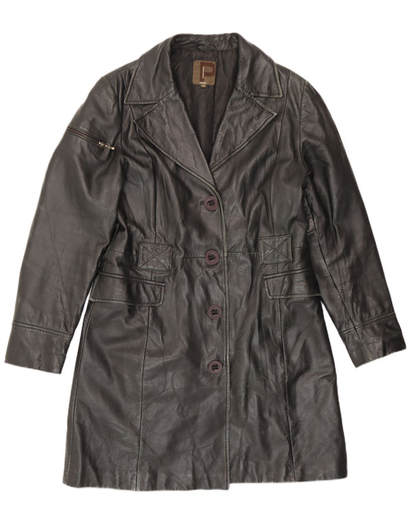 Conbipel Женское кожаное пальто IT 48 XL Черное кожаное